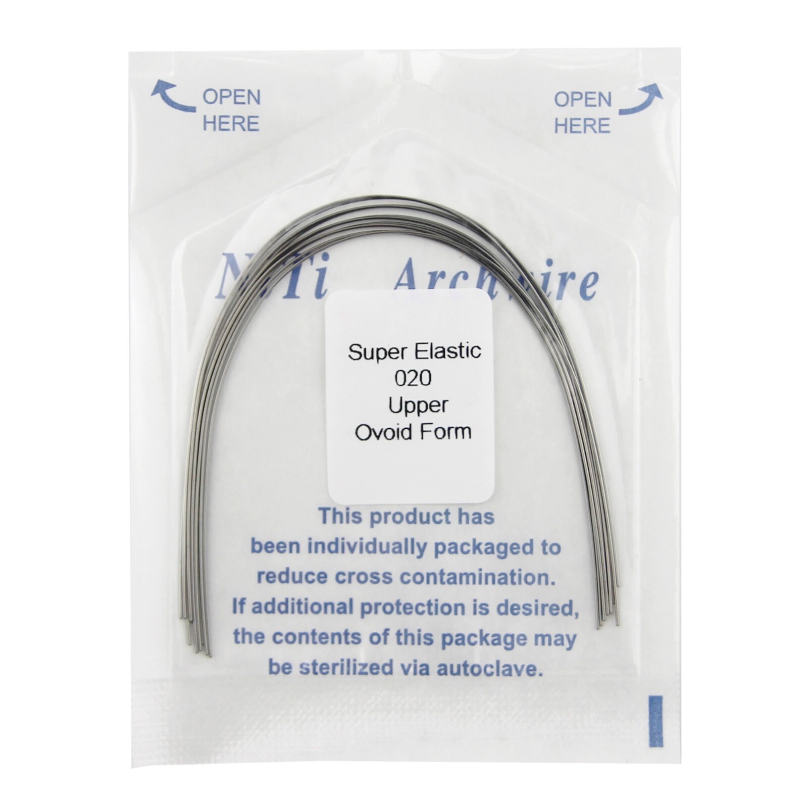 100PCS Dental Orthodontic Arch Wire Niti Super Elastic Round Rectangular Ovoid