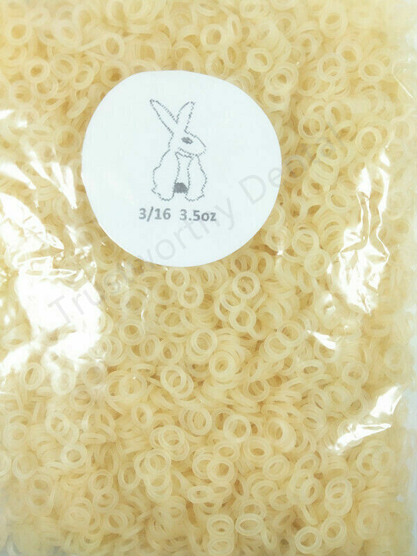 Dental Orthodontic Elastics Rubber Bands Ties 3.5OZ For Ortho Bracket Yellow