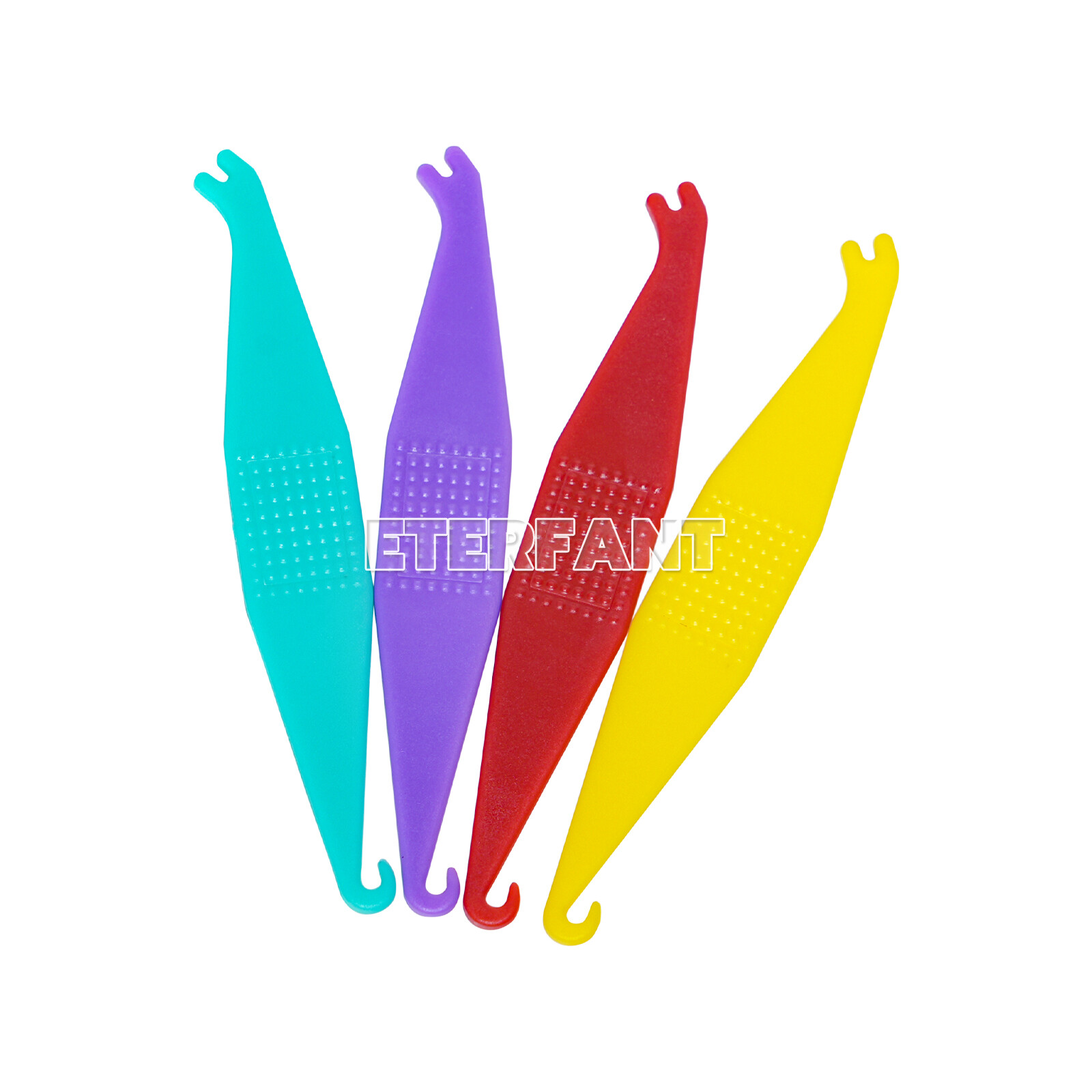 50PCs ETERFANT Dental Orthodontic Elastic Placer Hooks For Braces Rubber Bands