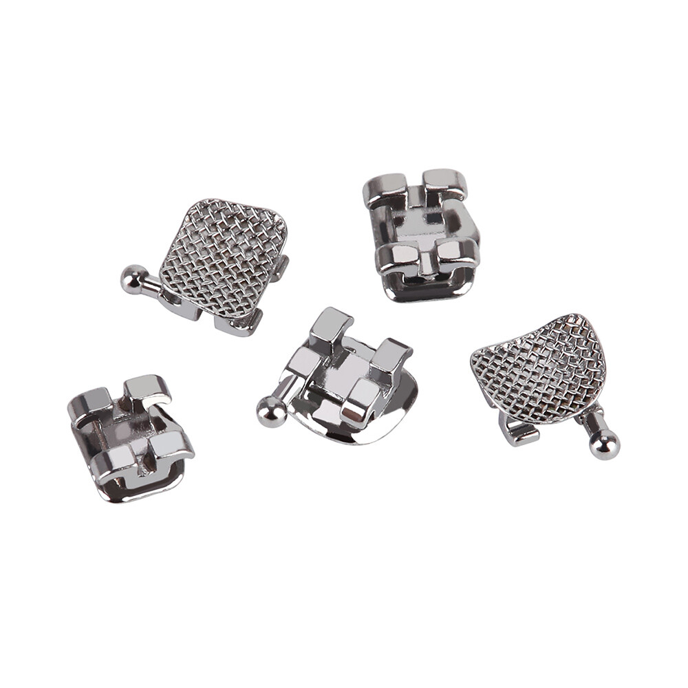 Dental Orthodontic Round Niti Arch Wires Super Elastic / Metal Brackets Braces