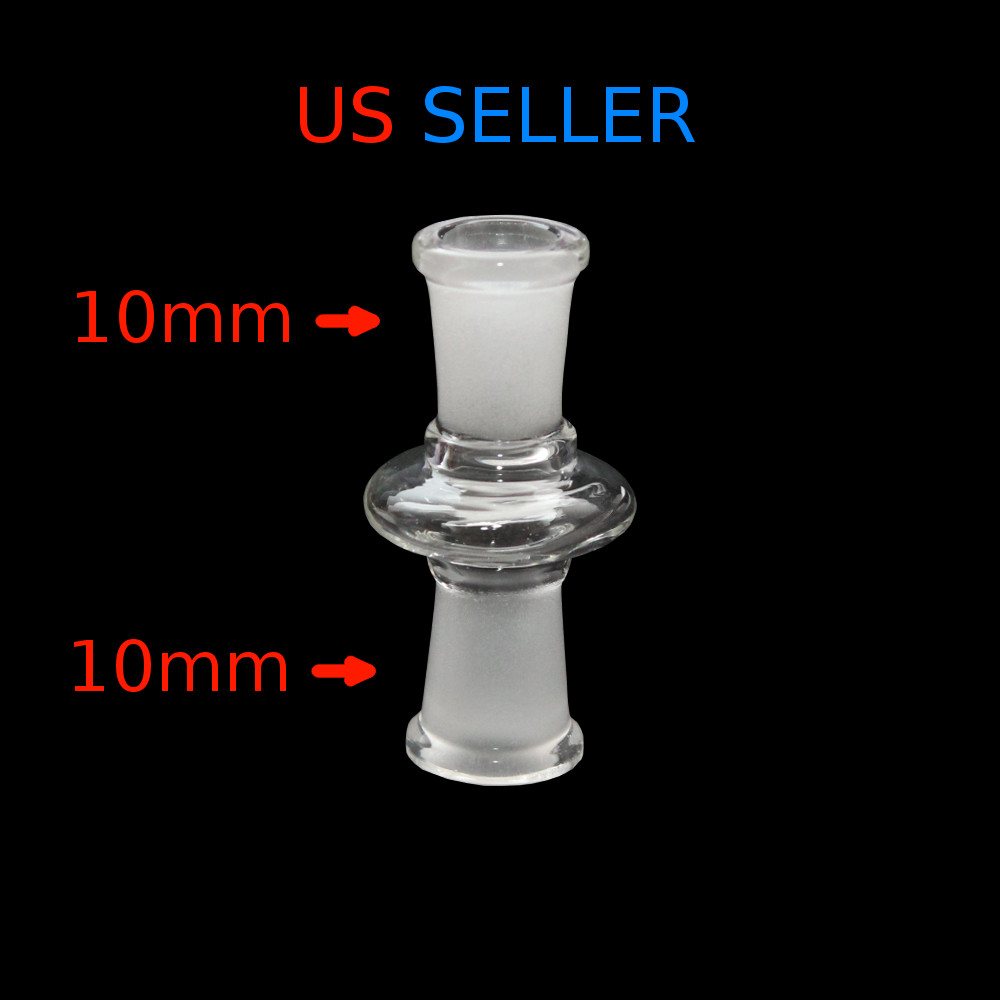 10mm Female to 10mm Female Glass Adapter