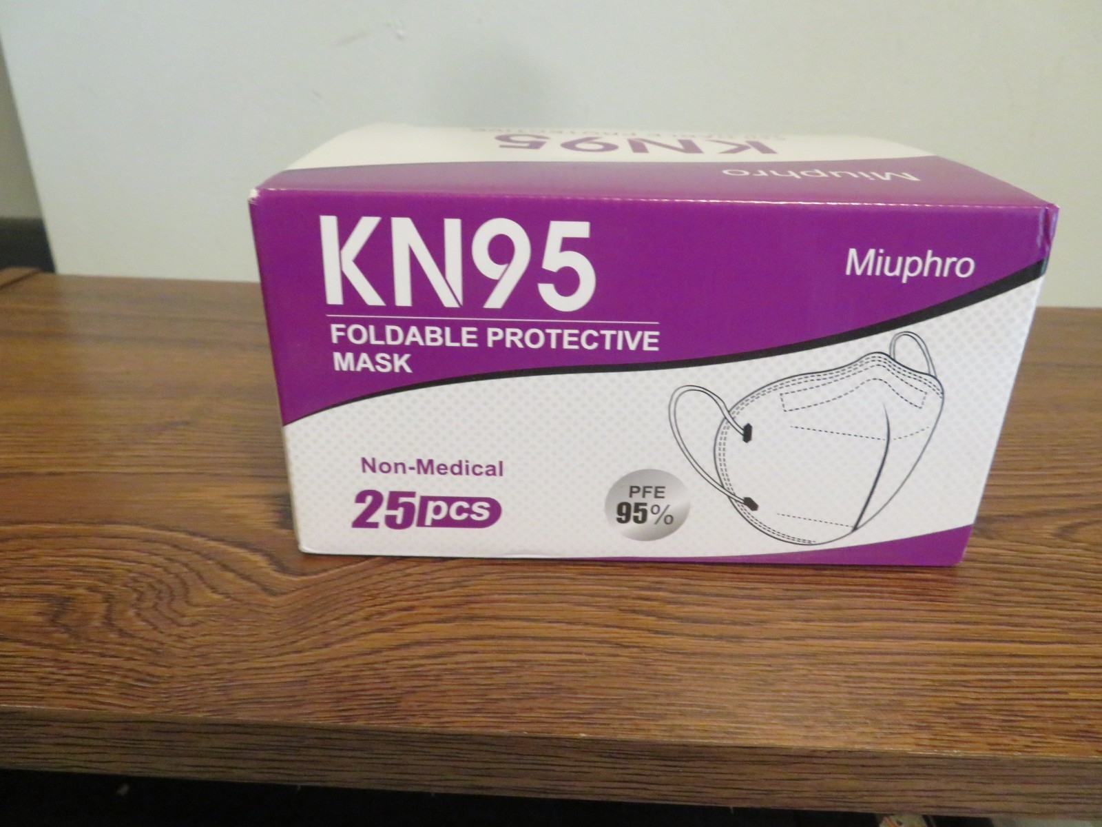 Miuphro KN 95 Masks Lime Green NEW Box of 18