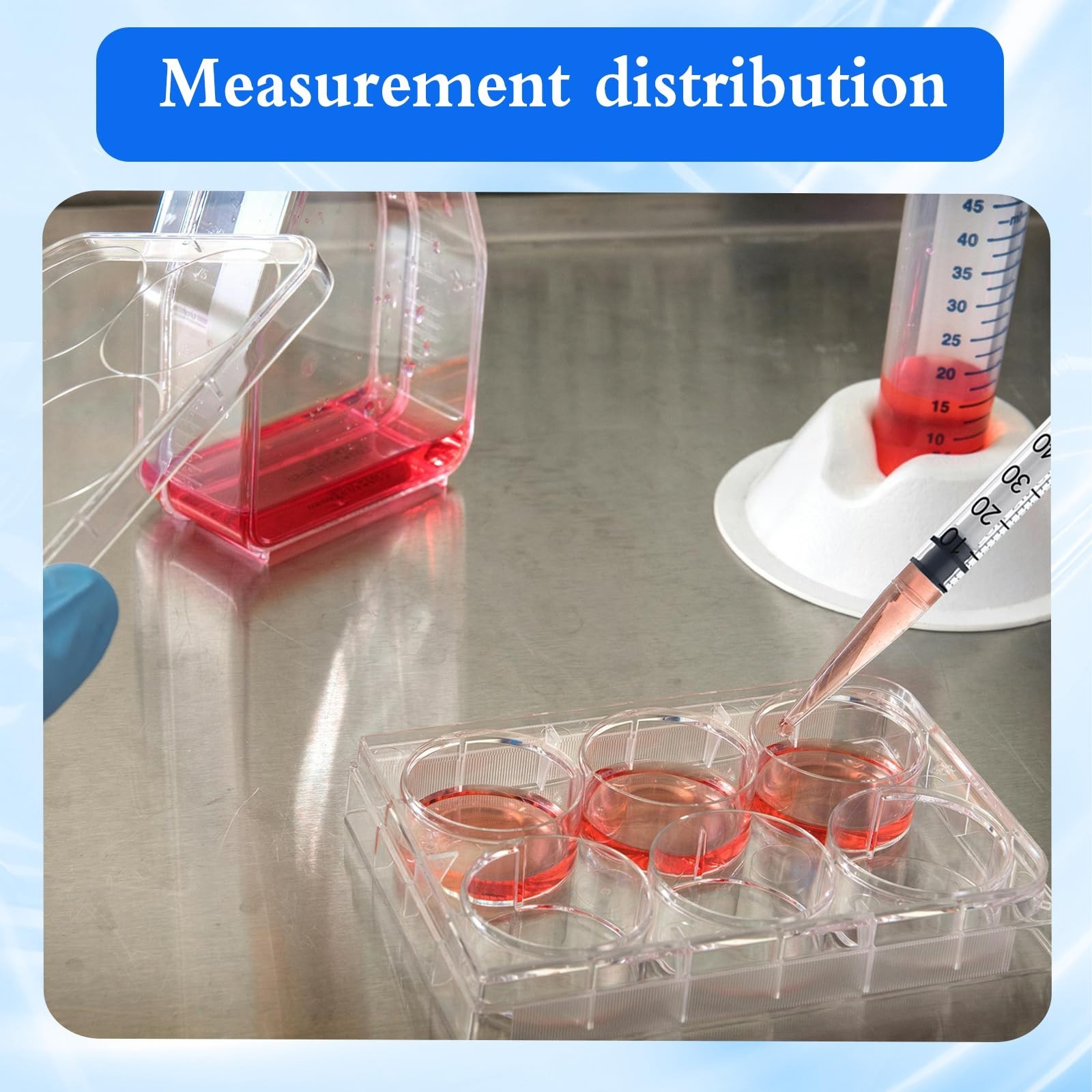 100 Pack 31G 1/4″ (6mm) Disposable Syringes – 0.3cc/mL Lab Measurement Tool