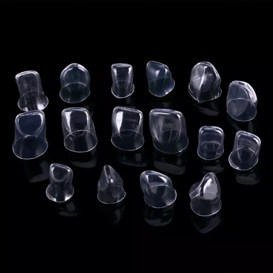 64Pcs Dental Anterior Transparent Forms For Temporary Crowns 1.910 Kit TOR VM