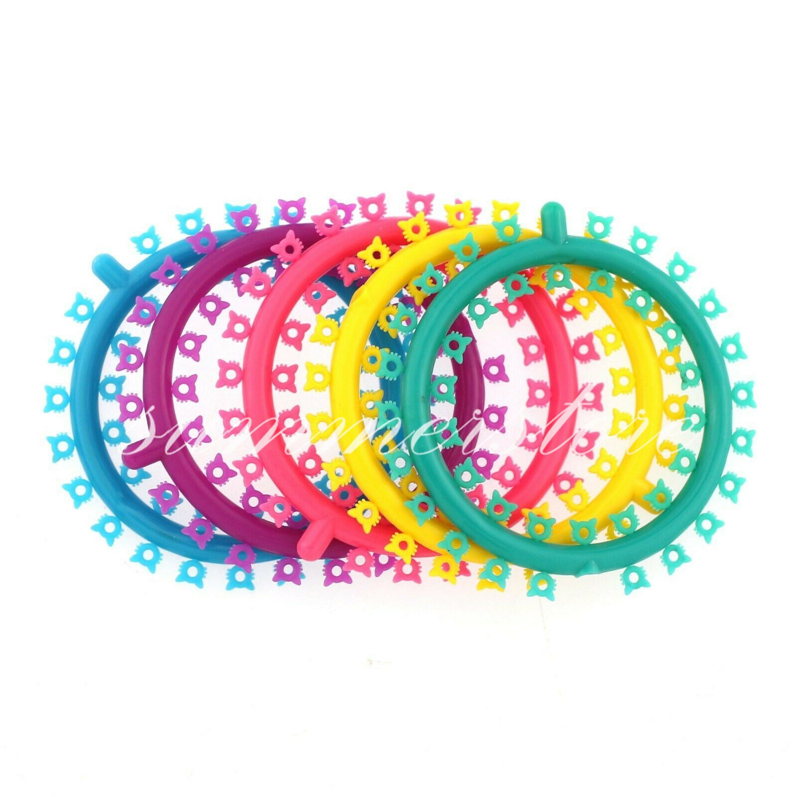 1000 Pcs/Pack Dental Ortho Elastic Rubber Cartoon Ligature Ties Kitty Colorful