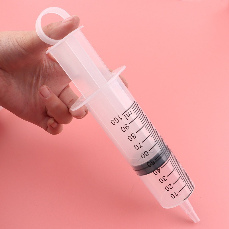 60-350ML Reusable Big Large Plastic Hydroponics Nutrient Measuring Syringe