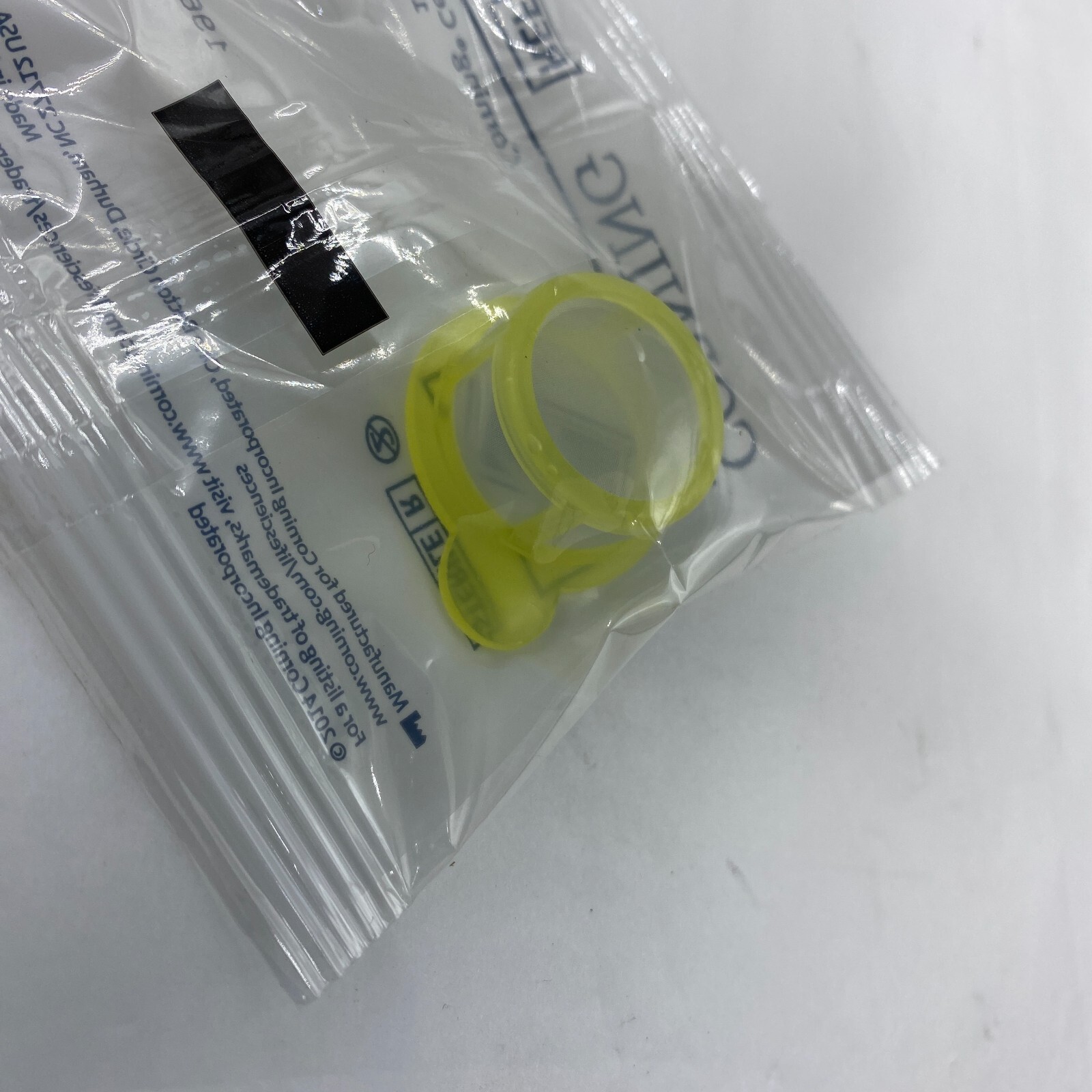 LOT OF 10 CORNING 431752 100µm Cell Strainer, Yellow, Sterile, Nylon 1/Bag New🎯