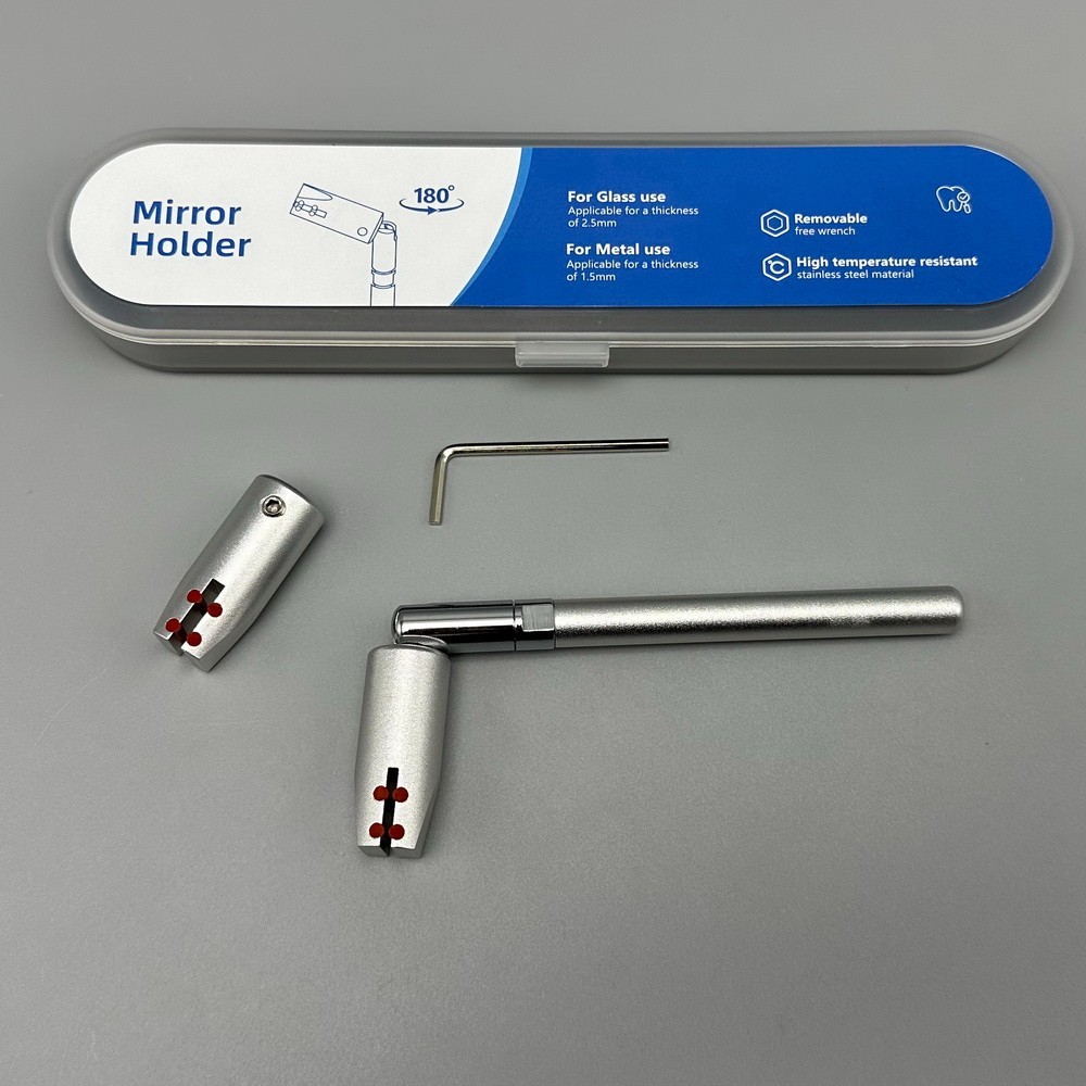 180° Adjustable Dental Photography Mirror Holder Autoclavable Stainless Handle