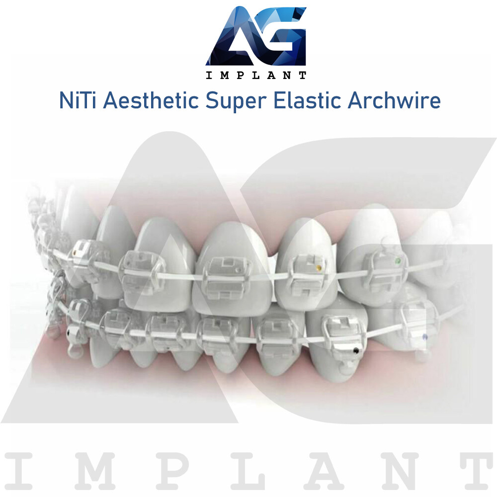 NiTi Aesthetic Intraoral Super Elastic Archwire White Wire Dental Orthodontic