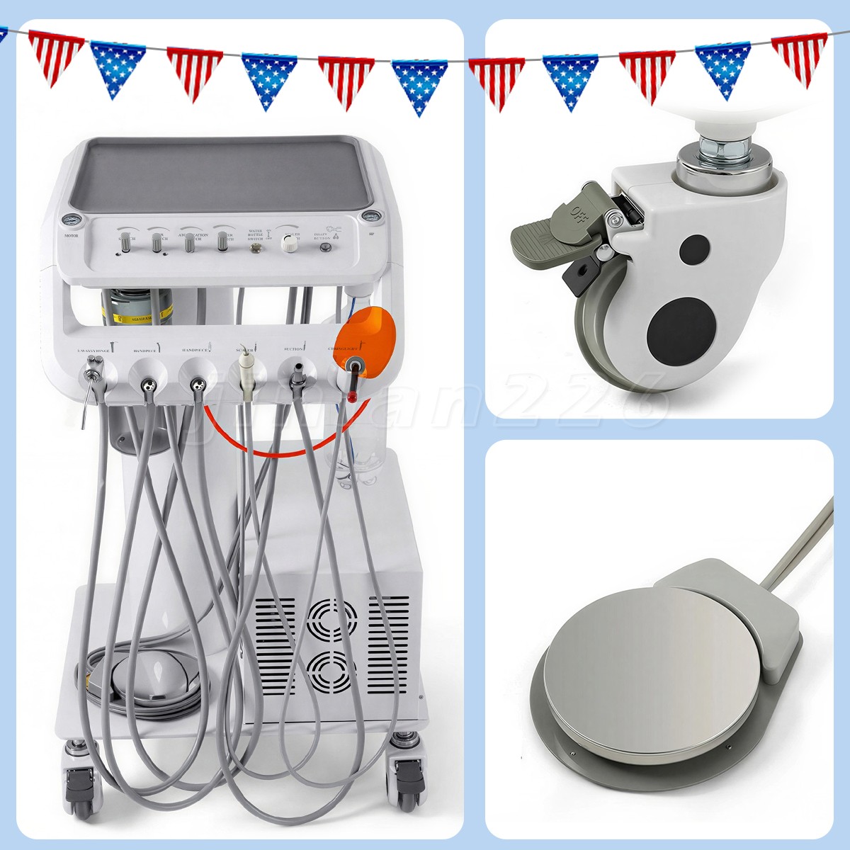 Veterinary Dental Unit Portable Animal Machine Mobile Dental Unit