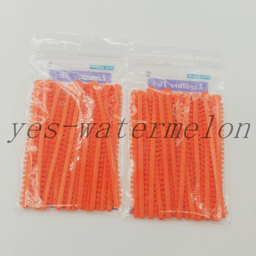 Dental Orthodontics Ligature Ties Elastics Rubber Bands O-ring 1000 Pcs/Bag
