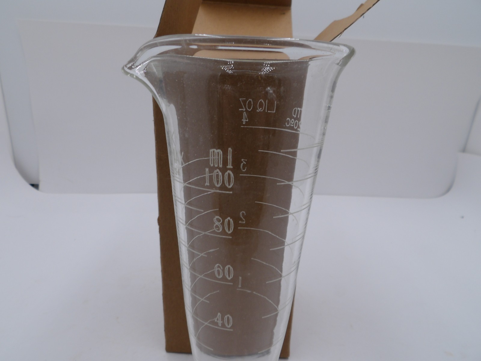 Vintage Kimble 60345 KIMAX Glass Dual Scale Pharmaceutical Graduates 4oz-100ml