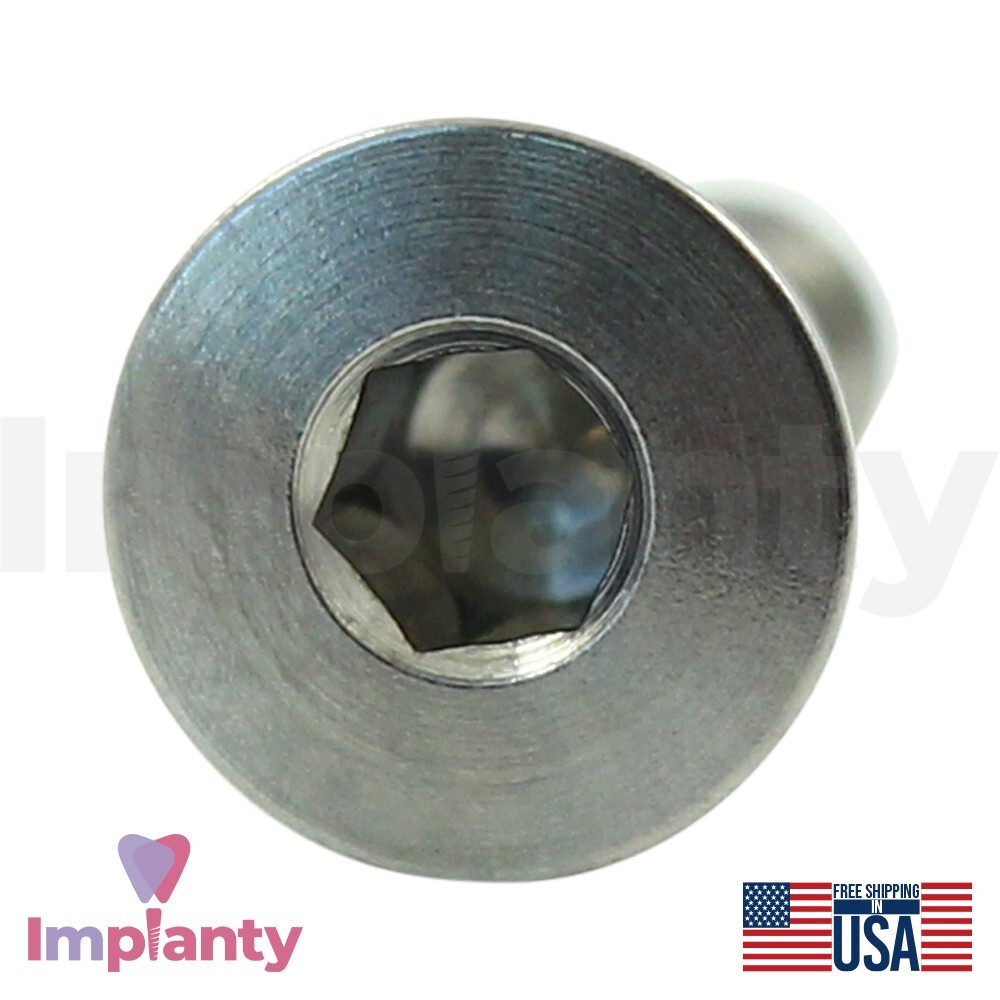 5x GDT Cover Screw Titanium Dental Fixture Conical Connection NP System 2.25mm
