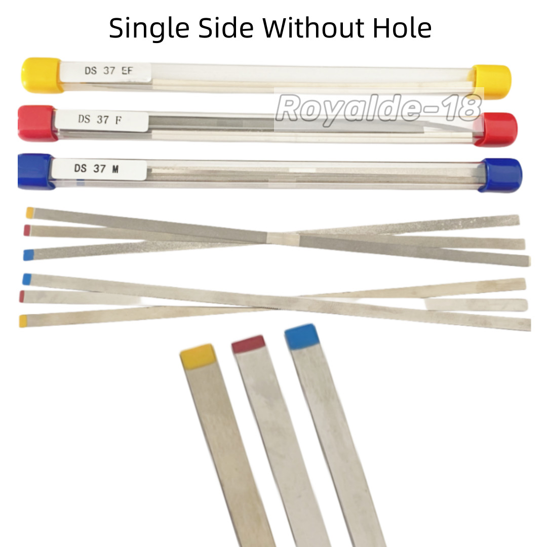 Dental Single Diamond Polishing Finishing Strips Metal Sand Orthodontic IPR Fine