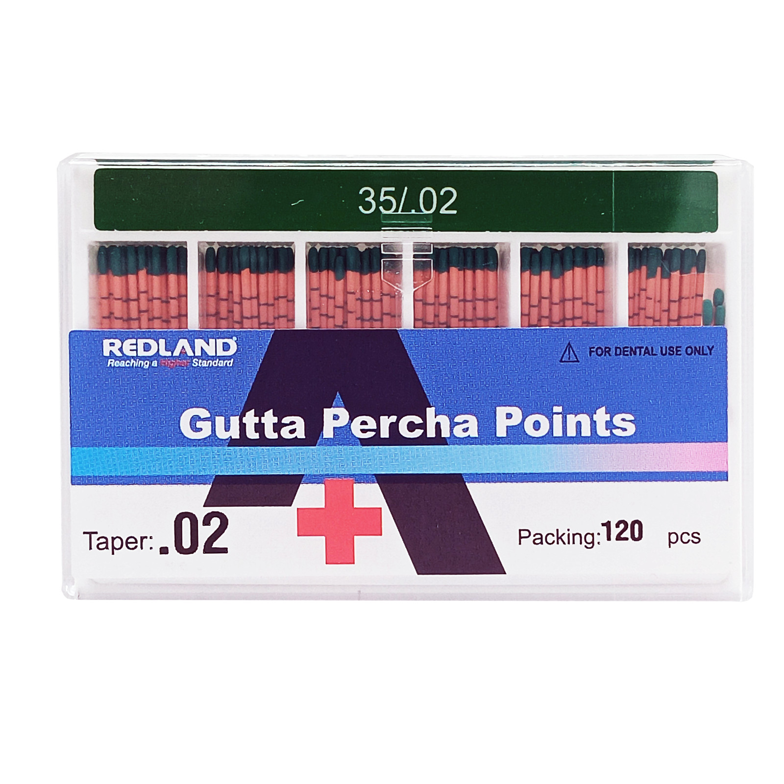 REDLAND MM Marked Endodontic Gutta Percha Point .02/.04/.06 Taper All Size 15-40