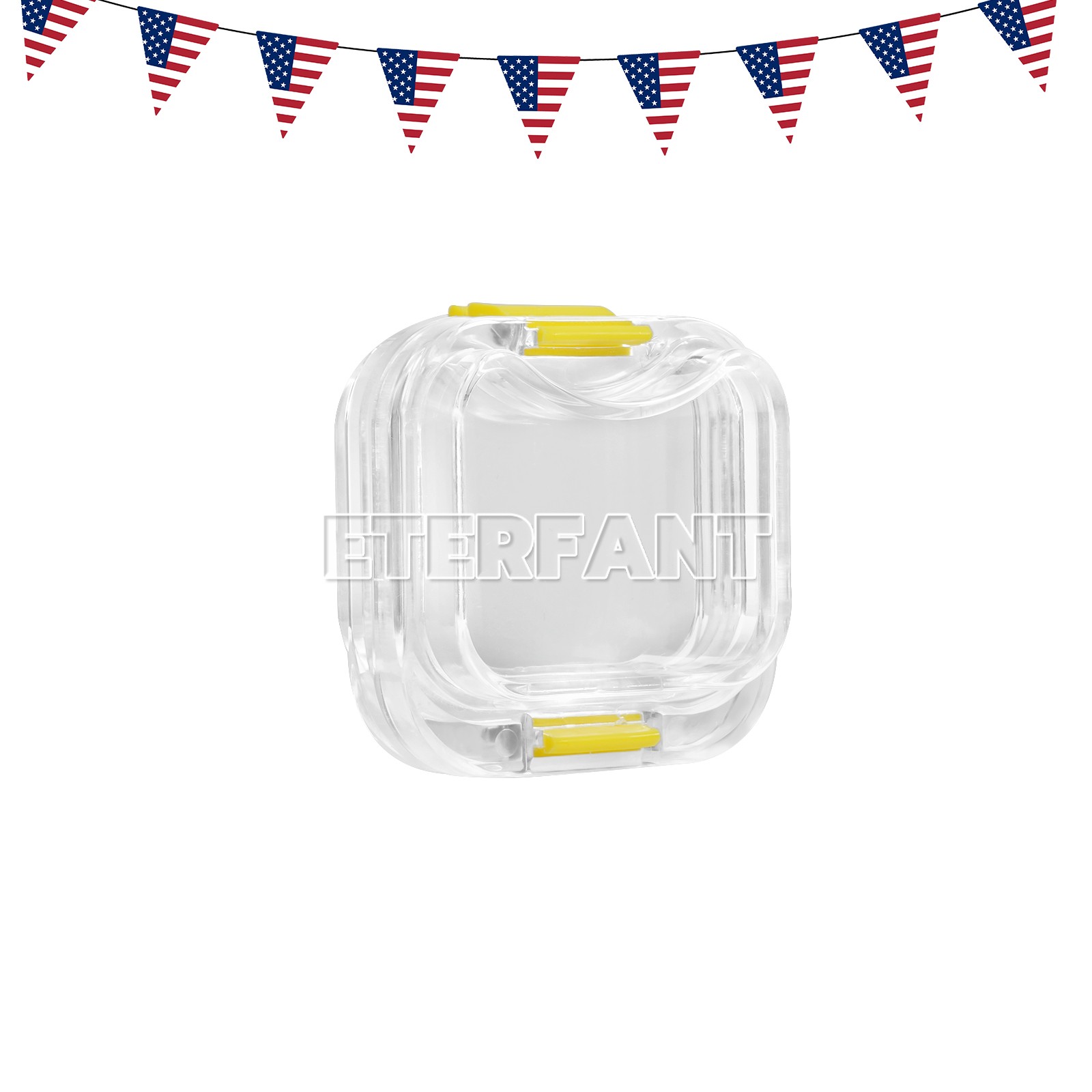 ETERFANT 100pcs Dental Crown and Bridge Pillow Box with Storage Display Box