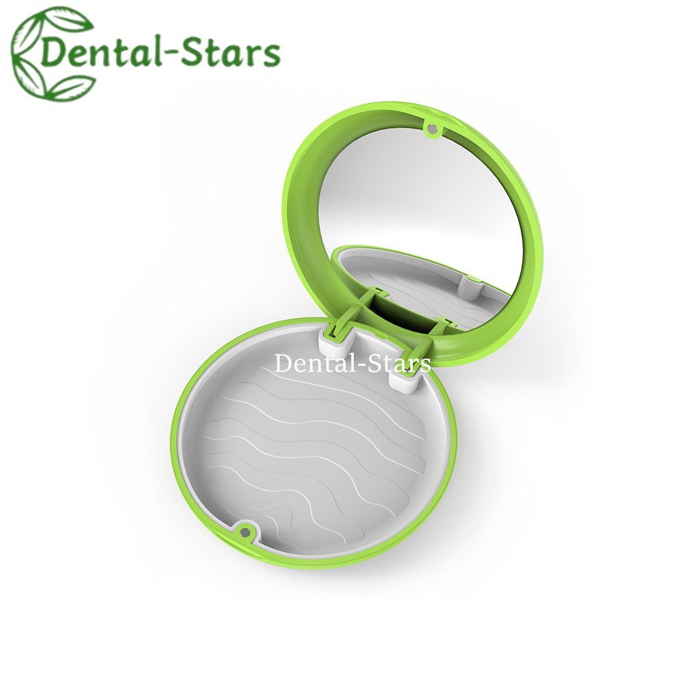 Dental Retainer Box Braces Orthodontic Aligner Case Magnetic Mouth Guard Box