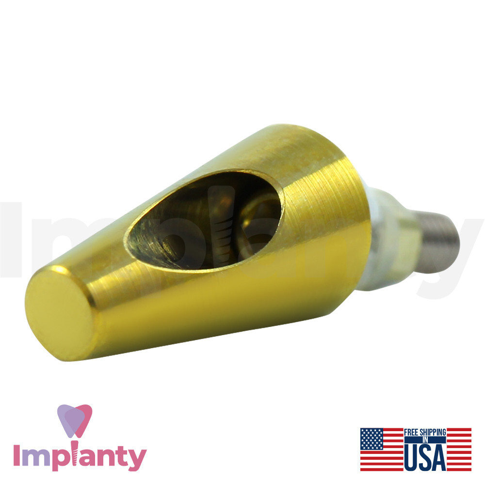 5x GDT Anatomic Angulated Dental Prosthetic 25° Titanium Conical NP 2.25mm