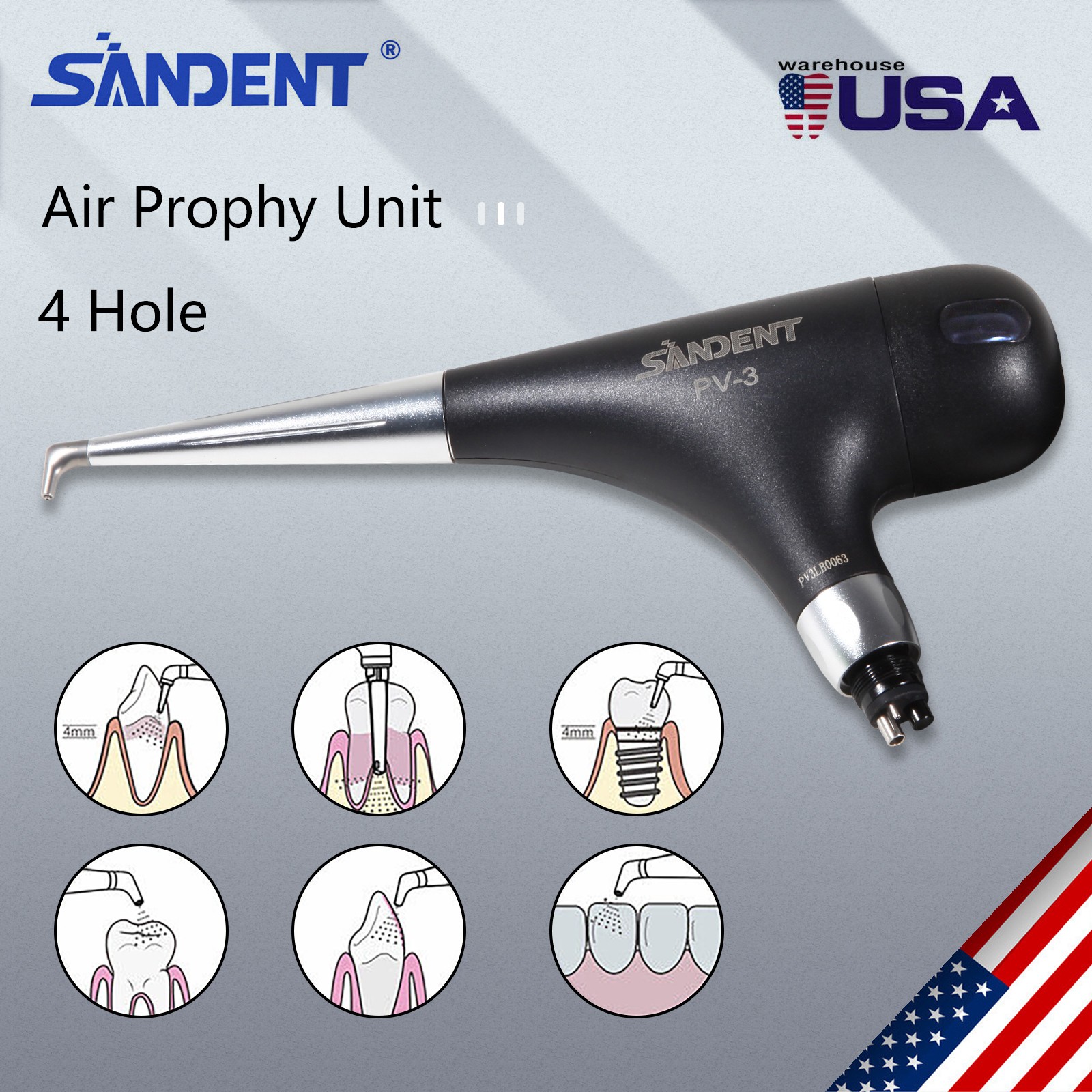 Dental Electric Micro Motor Polishing Handpiece Fit Marathon 35K RPM Handle Lab