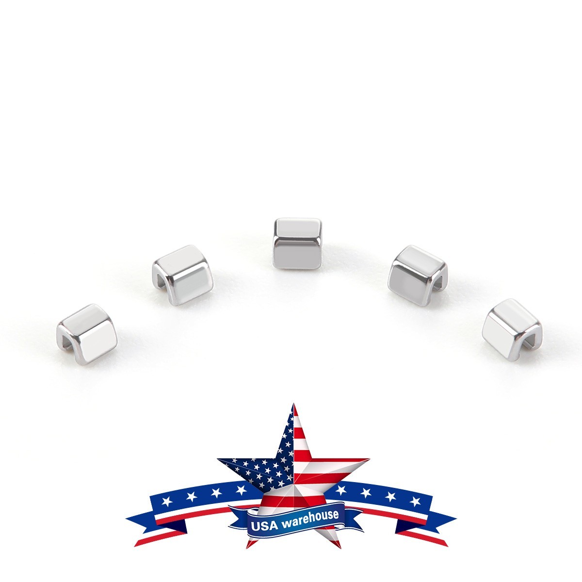 100pcs Dental Orthodontic Crimpable Hooks Stops Metal Stop Type for Arch Wire