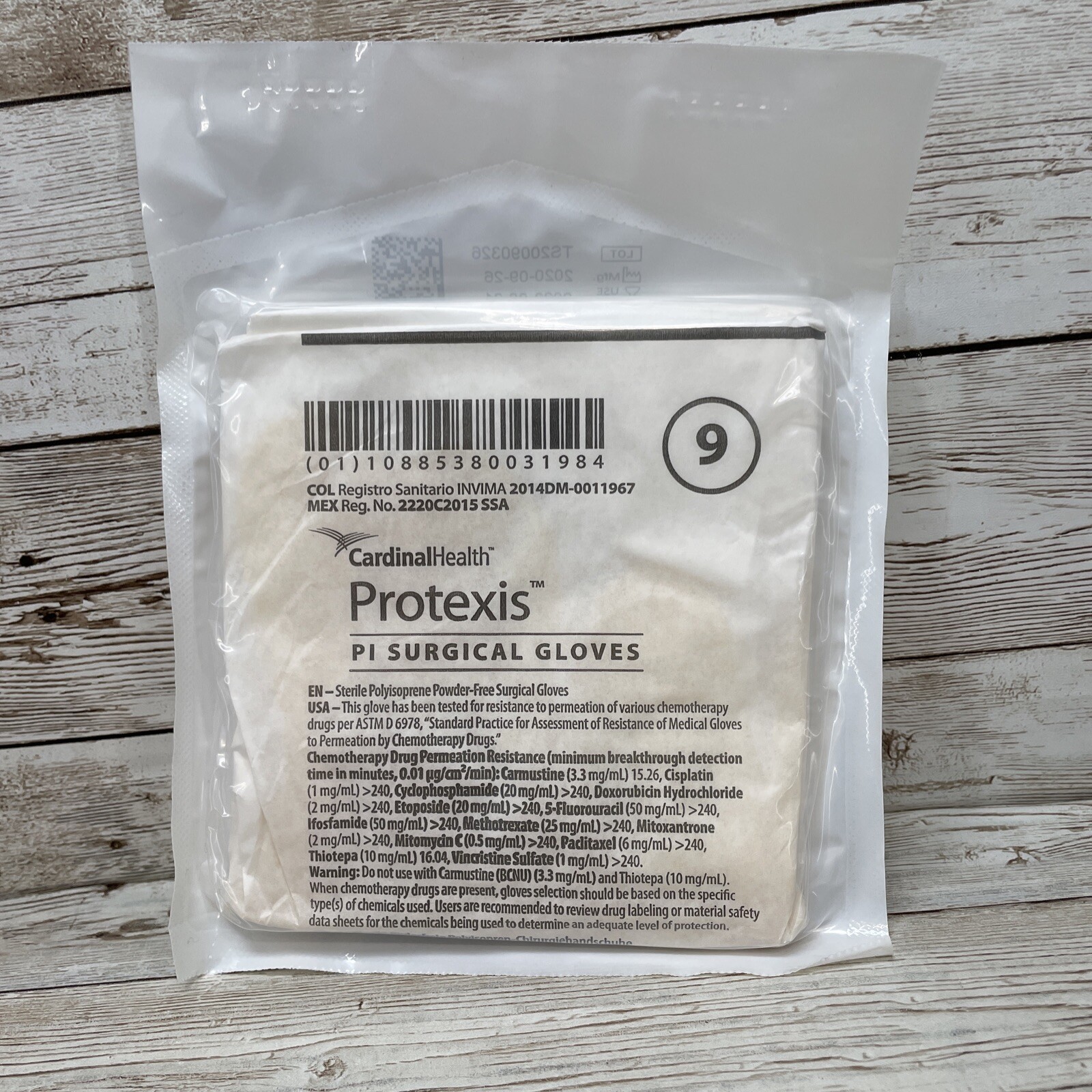 Protexis PI Surgical Gloves *OPEN TOP 50 PAIR* Cardinal Health Size 9 *See Date*