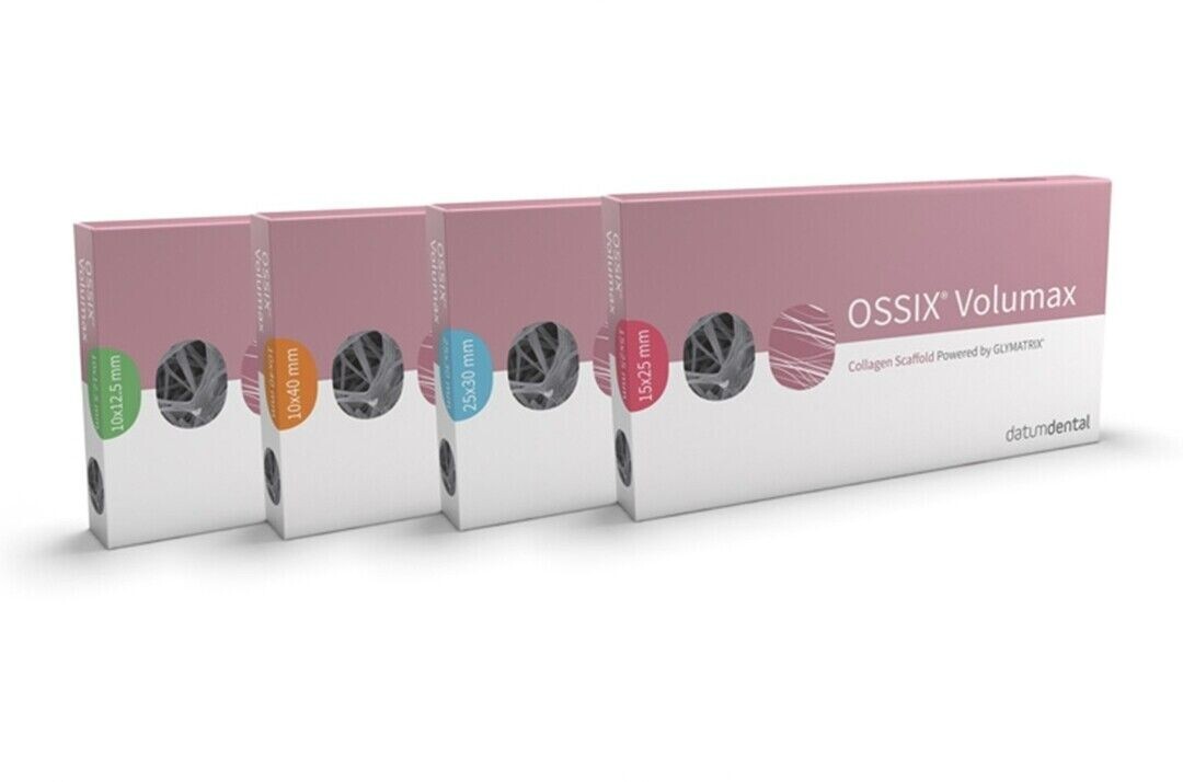 Dental OSSIX VOLUMAX Ossifying Collagen Scaffold by GLYMATRIX 15X25MM