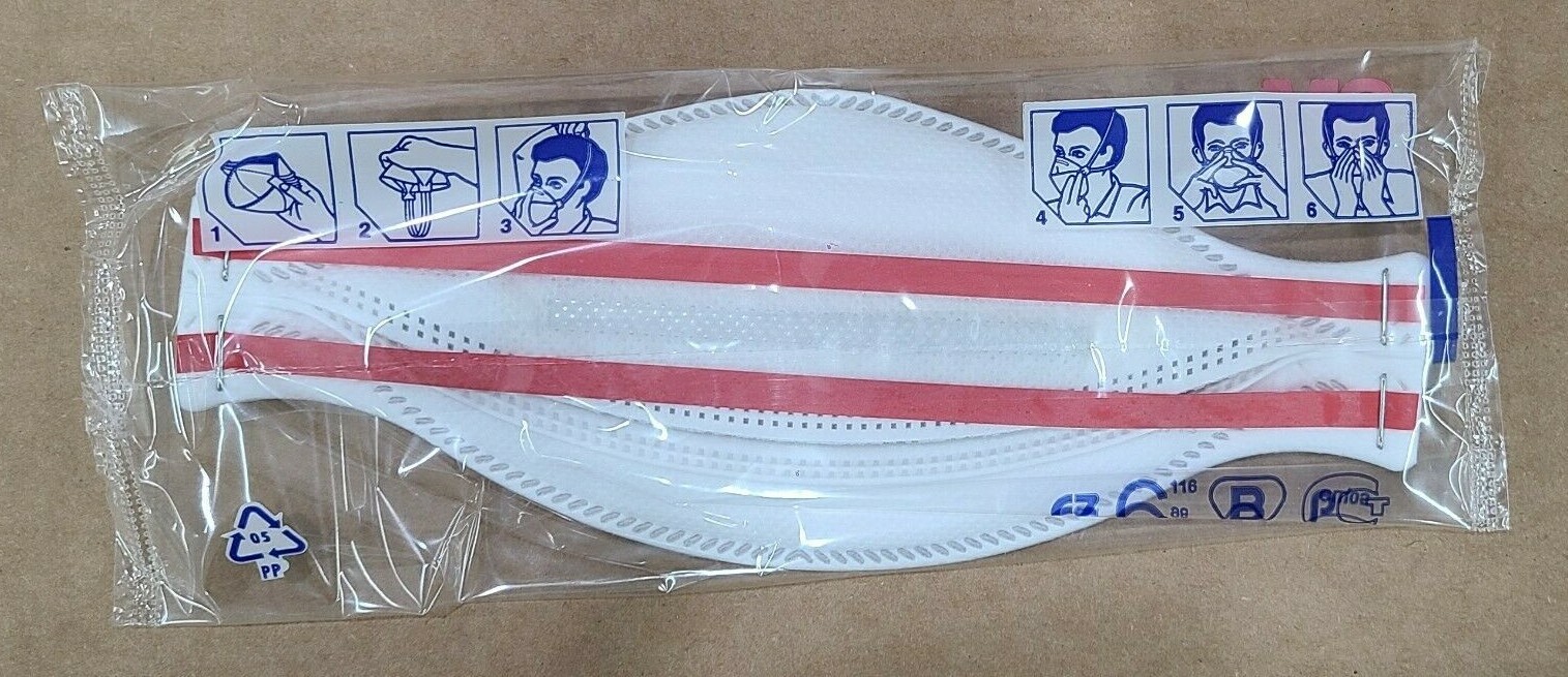 Lot of 20 Genuine New 3M N95 1870 Respirator Surgical Face Masks,