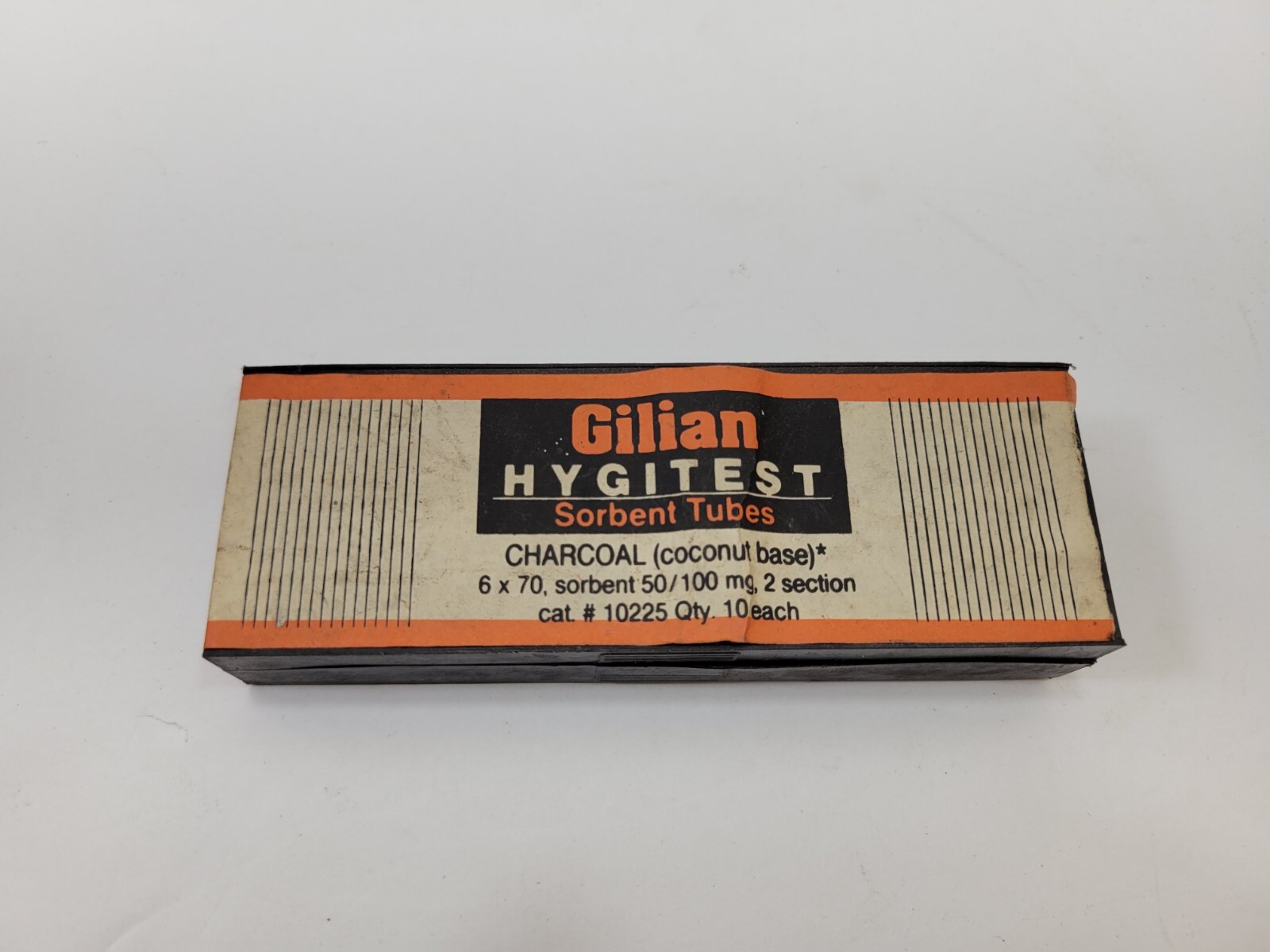Gilian Hygitest Air Sampling Sorbent Tubes Anasorb CSC, Coconut Charcoal