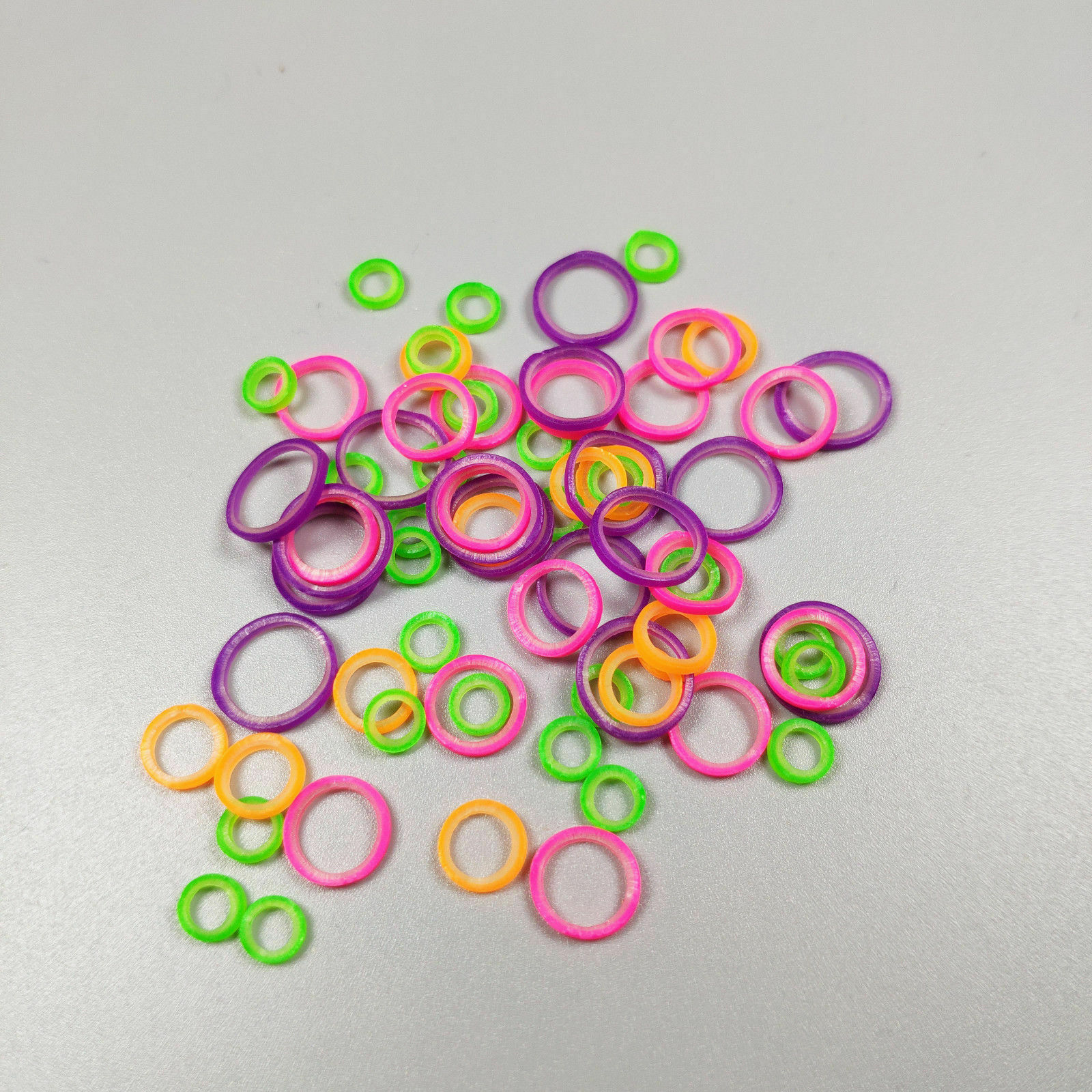 5000Pcs Dental Orthodontic Elastics Rubber Band Ties Colorful 2.5/3.5/4.5/6.5OZ