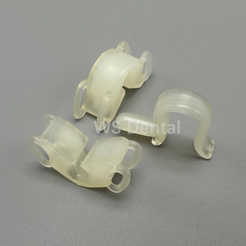 Silicone Soft Bite Block Dental Mouth Opener Props Occlusal Pad Cheek Retractor