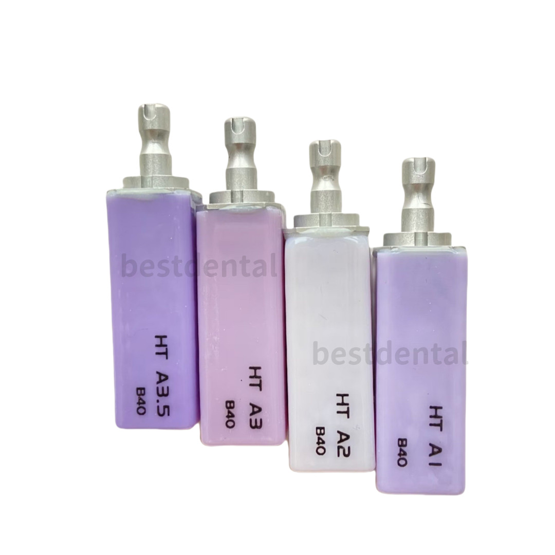 CAD CAM Dental Glass Ceramic Lithium Dislicate Block Cerec HT LT B40 Blocks