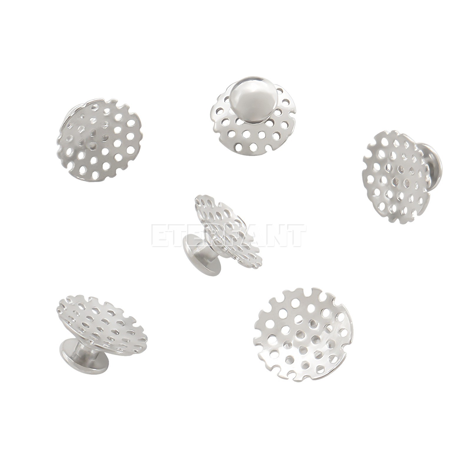 10PCs ETERFANT Dental Ortho Lingual Button Round Traction Hook Bondable US