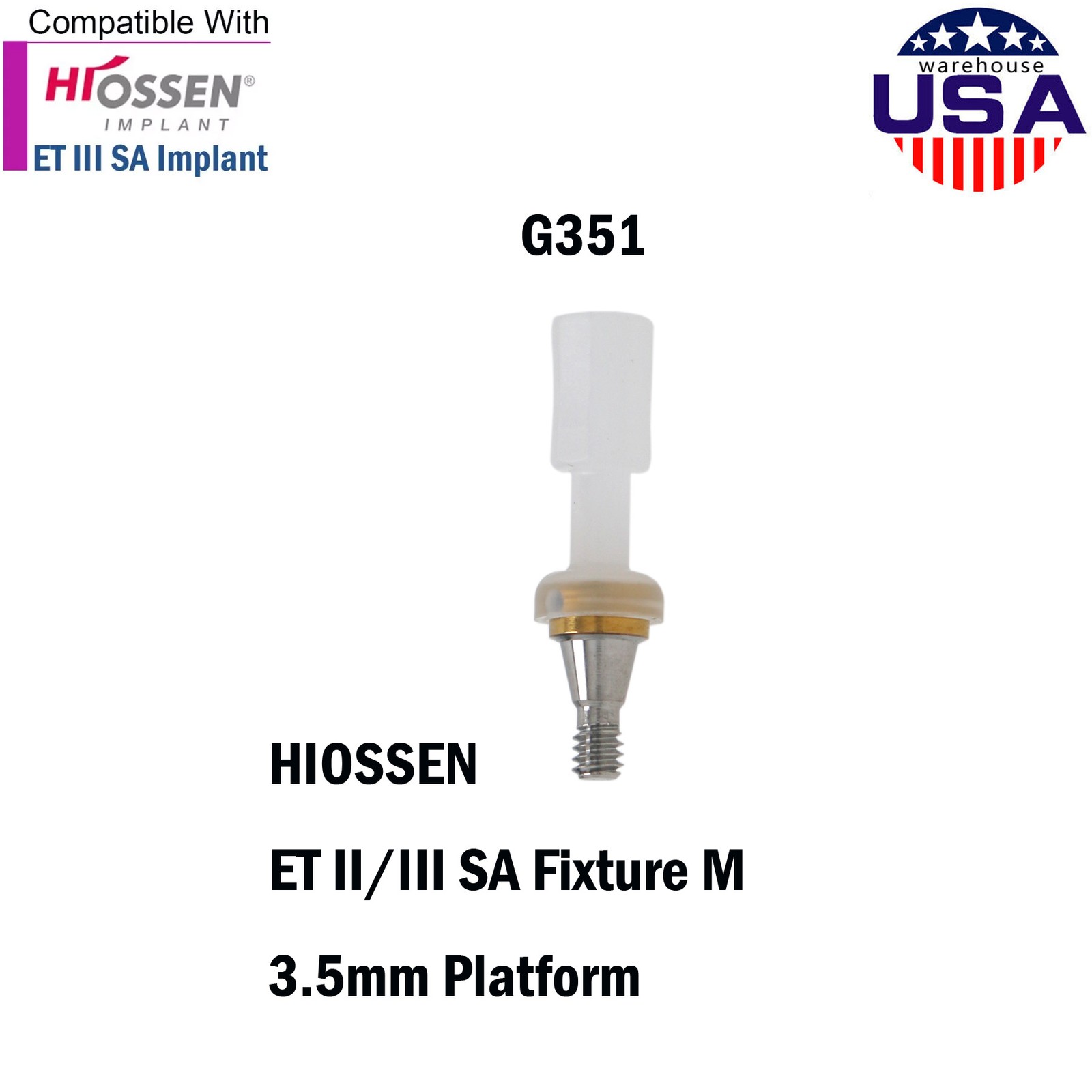 US Dental Locator Overdenture Abutment & Accessories Compatible Multiple Implant