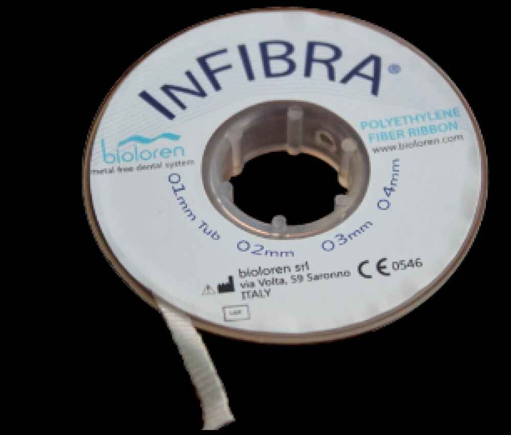 Ammdent Infibra Fiber Splint High Crystallized Polyethylene Fiber #1/#2/#3/#4mm