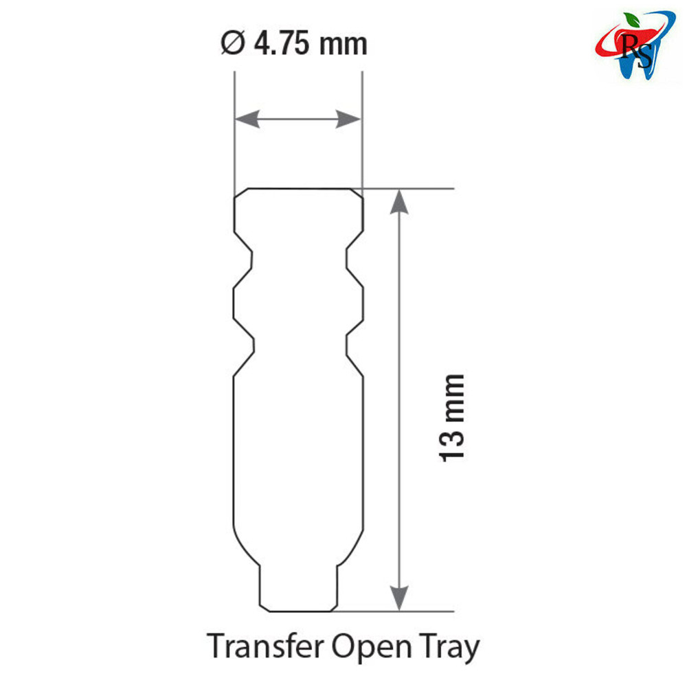 10pcs Dental Standard Body Transfer Closed/ Open Tray Internal Hex 2.42mm