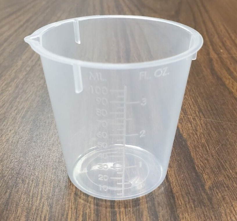 100ML POLYPROPYLENE DISPOSABLE BEAKER – CASE OF 1000 (BMP-BK-100)