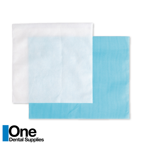Disposable Non-Woven Headrest Cover Medium 500 pcs Light Blue