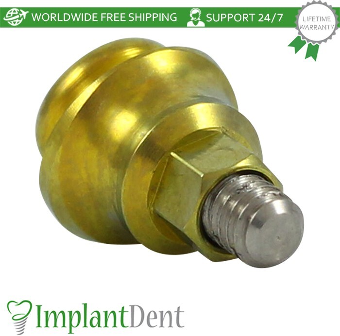 2x Angulated 30° Lokator Titanium Attachment Dental Int Hex Connection 2.42mm