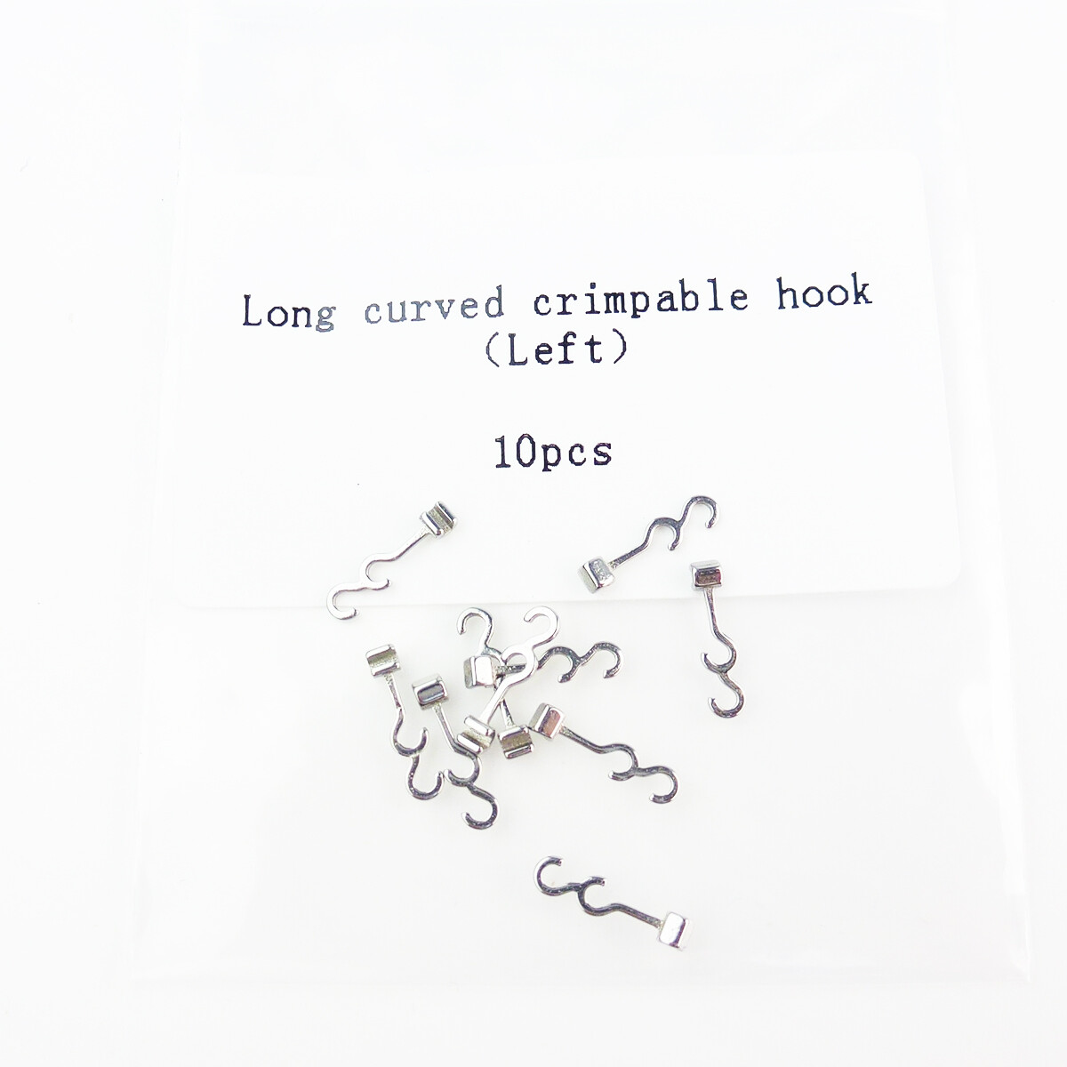 3 Packs Dental Orthodontic Crimpable Hooks Sliding Long Functional Easyinsmile