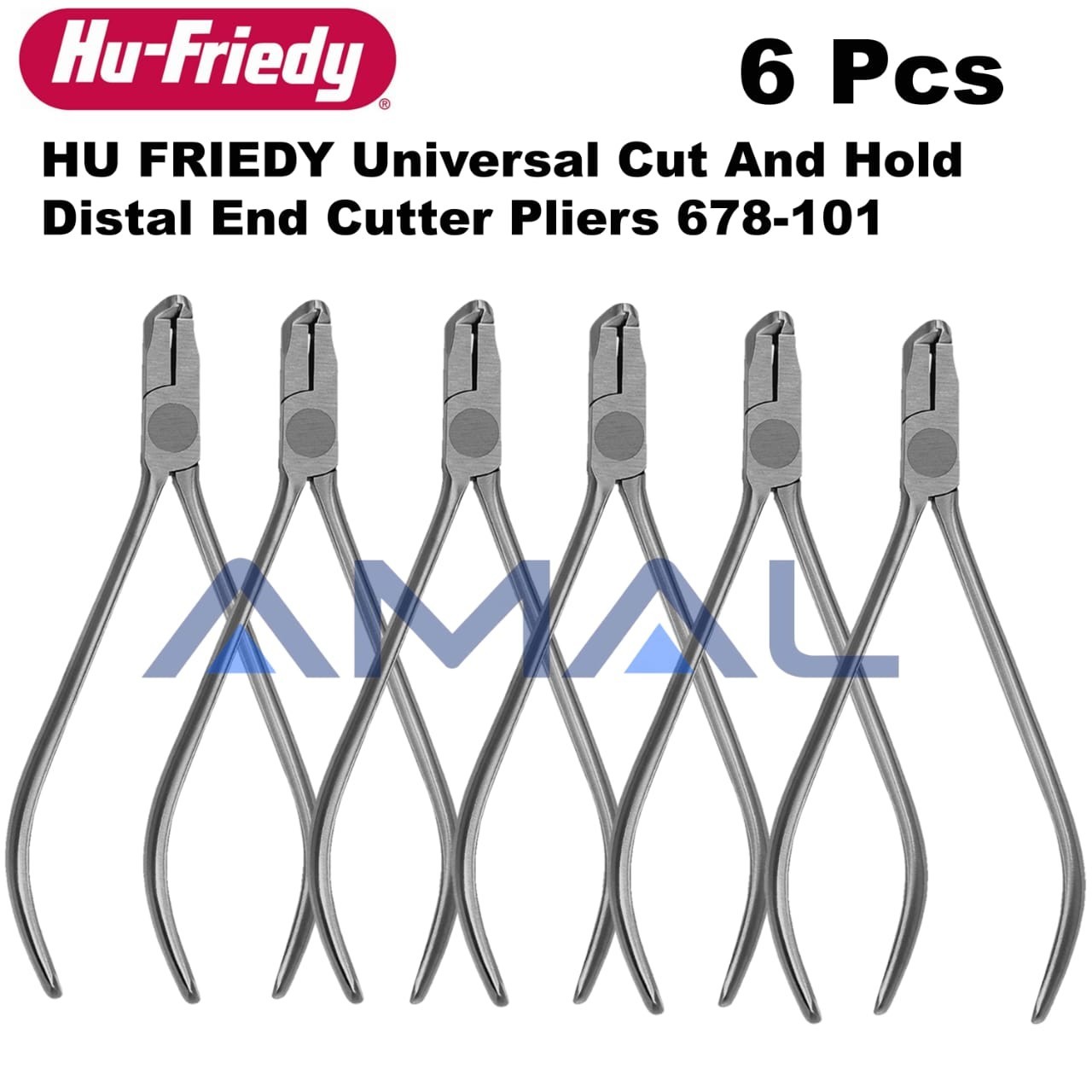Hu-Friedy 678-101 Distal End Dental Cutter Universal Cut & Hold 6 Pcs