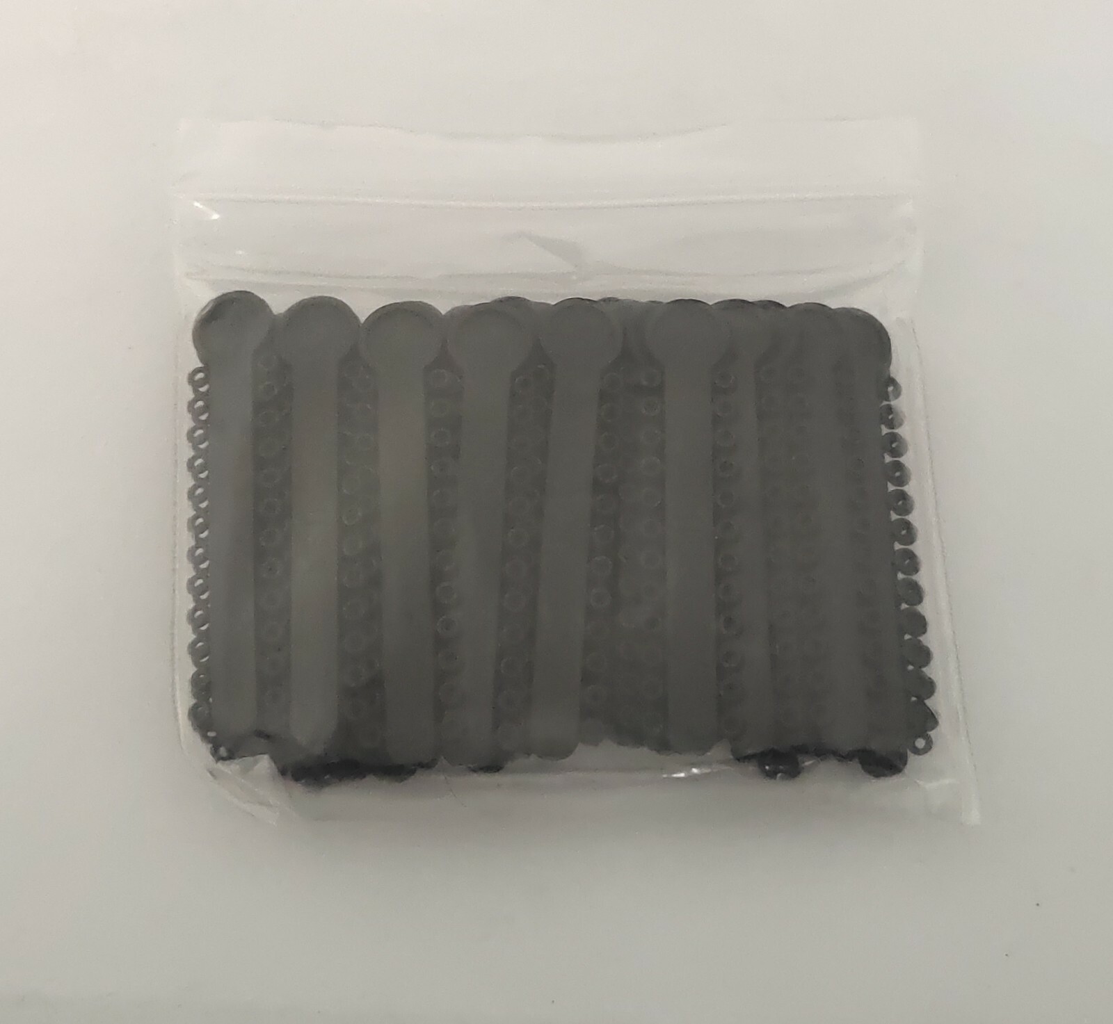 2 Packs Dental Black Color Elastic Ligature Ties Rubber Bands 1008Pcs/Pack