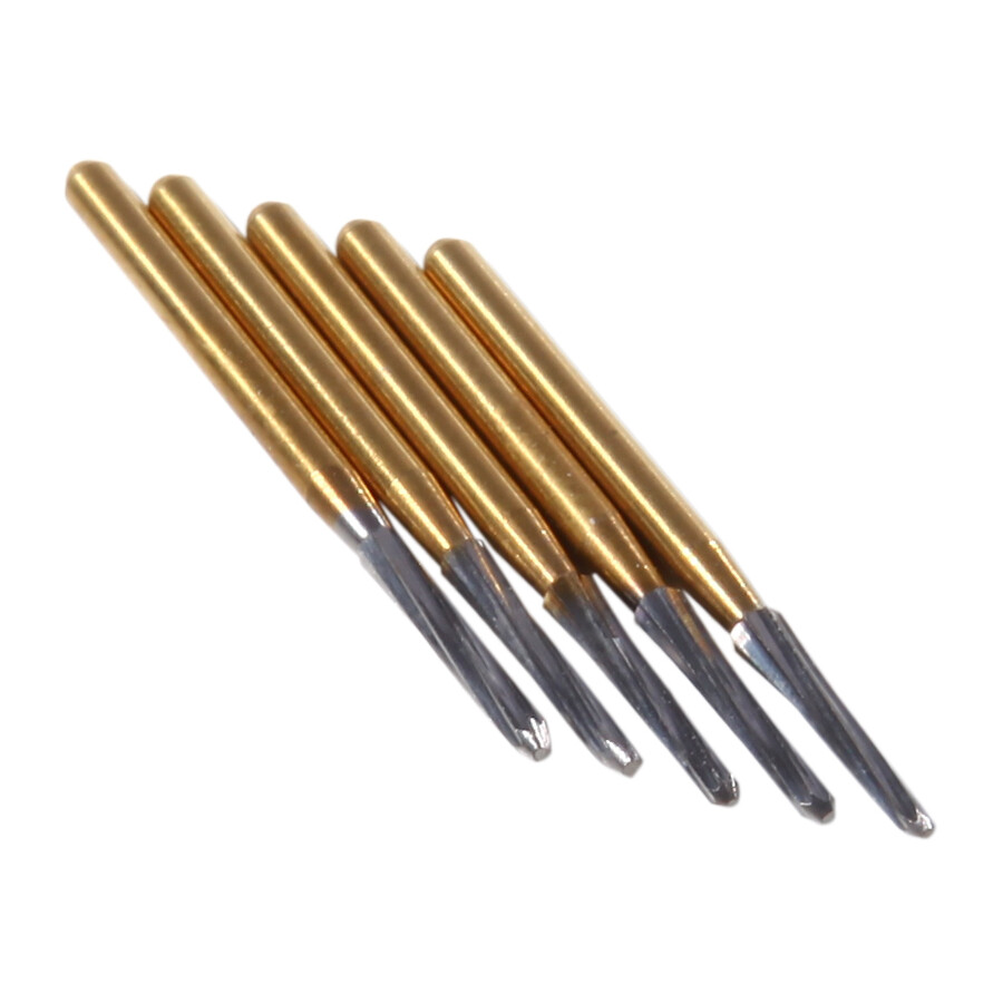 5PCS Dental Endodontic ENDO-Z Tungsten Carbide FG Round Bur High Speed 25mm USA