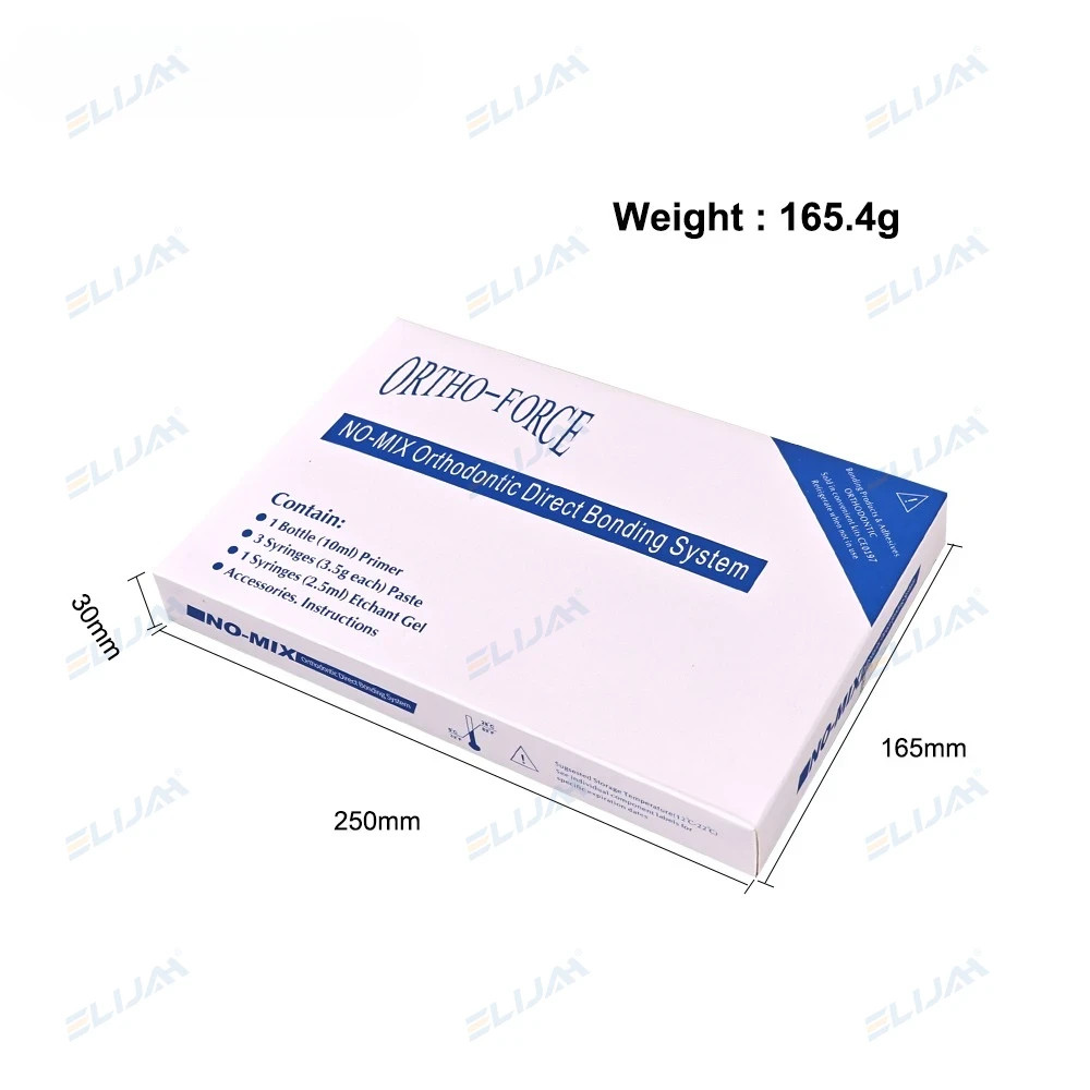 Dental Orthodontic No-Mix Self Cure Bonding Adhesive Kit For Brackets Braces New