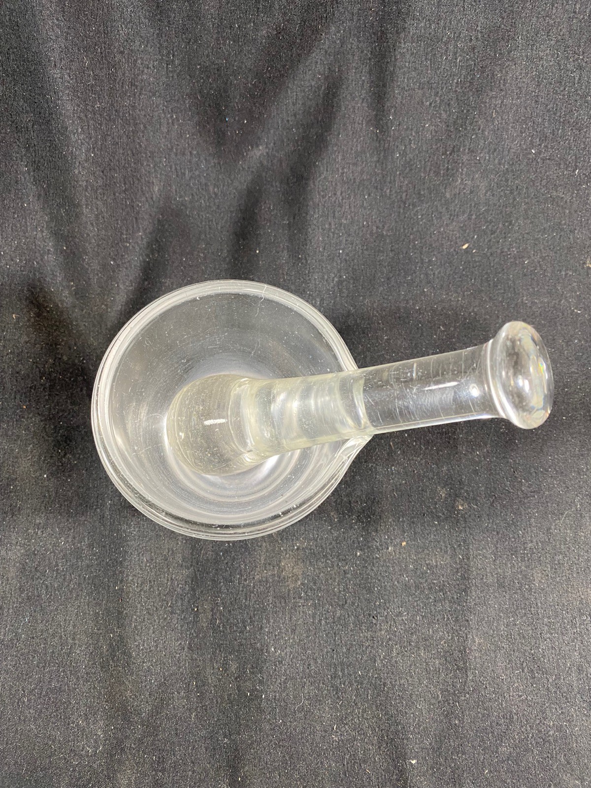 Laboratory Glass 2oz. 82mm OD x 65mm H Mortar 135mm Pestle Set