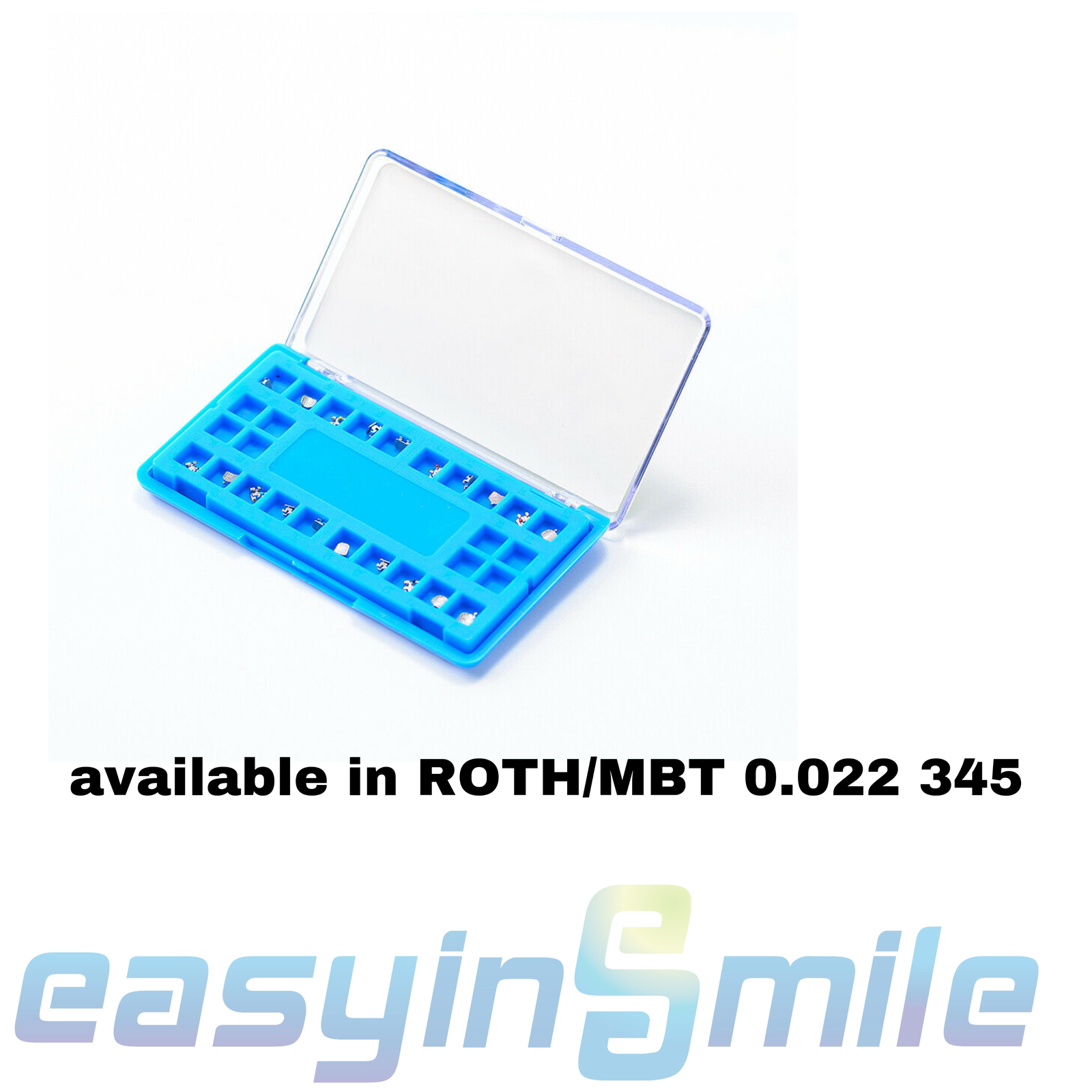 Easyinsmile Dental Metal Orthodontic Bracket Roth MBT 345 With Hook 022