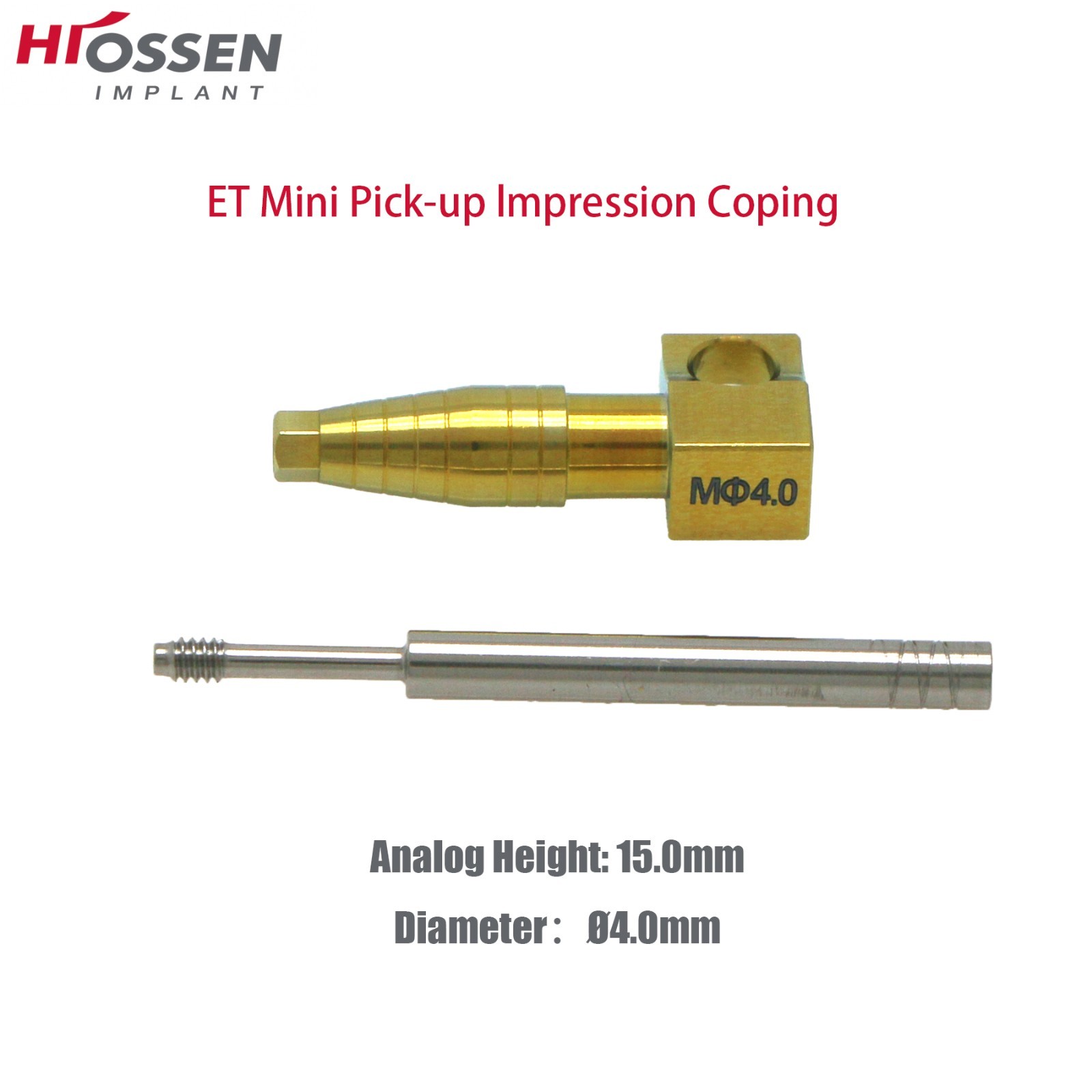 US Impression Transfer Coping Mini & Regular Hex Open / Closed Tray Hiossen ET