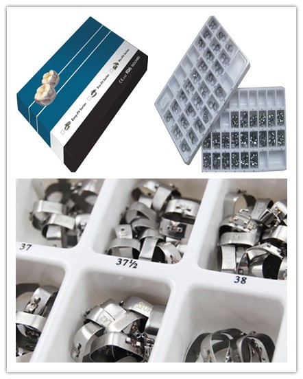 40Pcs Dental Orthodontic 1st Molar Band&Buccal Tube U3/L2 Non-convert. MBT .022