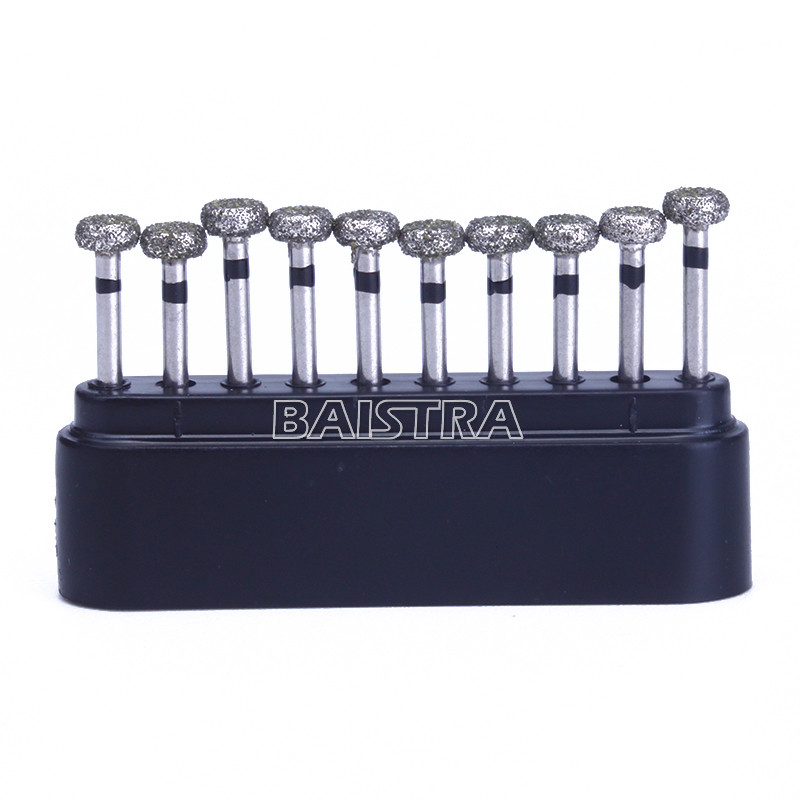 10 Pcs AZDENT Dental Diamond Burs FG Burs Super Coarse for High Speed Handpiece