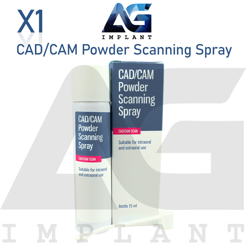 CAD/CAM Powder Scanning Spray Dental Scan Intraoral & Model Application 75ml