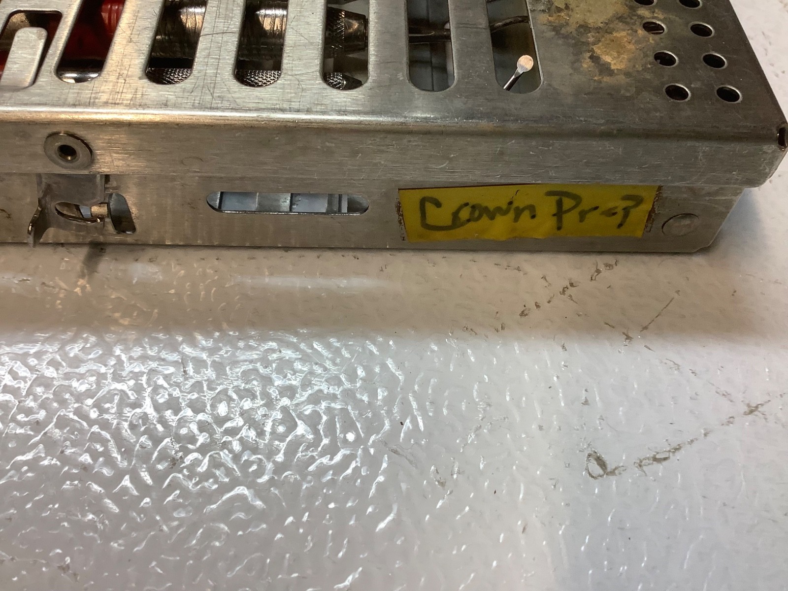 2 – DENTAL STERILIZATION CASSETTES WITH INSTRUMENTS USED